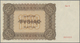 Poland / Polen: 1000 Zlotych 1945, P.120 With A Few Minor Creases At Left Border, Otherwise Perfect. - Poland