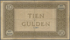 Netherlands / Niederlande: 10 Gulden 1898 P. 2, Very Rare, Used With Staining In Paper, Strong Cente - Other & Unclassified
