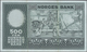 Norway / Norwegen: 500 Kroner 1975, P.34f, Highly Rare Note In Great Condition With 2 Vertical Folds - Norway