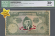 Pakistan: 100 Rupees ND(1957) SPECIMEN, P.18cs, Rare Specimen Note Of This Type With Toned Paper And - Pakistan