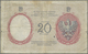 Poland / Polen: 20 Zlotych 1919 (1924), P.55, Highly Rare Note In Used Condition With Stained Paper, - Poland