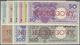 Poland / Polen: Complete Set With 9 Banknotes Of The Not Issued Series From 1990 With 1, 2, 5, 10, 2 - Poland