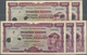 Portuguese India / Portugiesisch Indien: Set Of 5 Notes 300 Escudos 1959 Hole Cancelled P. 44, All W - India