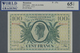 Réunion: 100 Francs 1941 (31.12.1945), P.37c In Perfect Condition, WBG Graded 65 UNC Gem TOP - Reunion