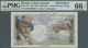 Réunion: 50 Francs ND(1947) Specimen P. 44s, PMG Graded 66 Gem UNC EPQ. - Réunion
