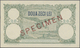 Romania / Rumänien: 20 Lei 1939 Specimen P. 41, Rare Note With Zero Serial Numbers, Red Specimen Ove - Roumanie