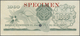 Rwanda-Burundi / Ruanda-Burundi: 1000 Francs 1960 Specimen P. 7s, With Cancellation Hole And Red Spe - Ruanda-Urundi