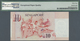 Singapore / Singapur: Large And Rare Set Of 10 Pcs 10 Dollars ND(1999) P. 40, All With Special Numbe - Singapore