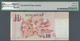 Delcampe - Singapore / Singapur: Large And Rare Set Of 10 Pcs 10 Dollars ND(1999) P. 40, All With Special Numbe - Singapore