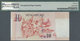 Delcampe - Singapore / Singapur: Large And Rare Set Of 10 Pcs 10 Dollars ND(1999) P. 40, All With Special Numbe - Singapore