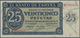 Spain / Spanien: 25 Pesetas 1936 With Cancellation "inutilizado", Regular Serial Number, P. 99s, One - Sonstige & Ohne Zuordnung