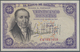 Spain / Spanien: 25 Pesetas 1946 Specimen P. 130s, Cancellation Perforation, With Regular Serial Num - Sonstige & Ohne Zuordnung