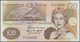 St. Helena: Set With 7 Banknotes Series  1976 – 2004 1 Pound X2 A/1 298687, A/1 044612, 5 Pounds H/1 - Isola Sant'Elena