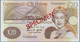 St. Helena: Set Of 2 Specimen Notes Containing 10 And 20 Pounds 2004 P. 12s, 13s, Both In Condition: - Saint Helena Island