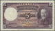 Straits Settlements: 5 Dollars 1935 P. 17b In Exceptional Condition, With 3 Light Vertical And One V - Malaysia
