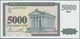 Armenia / Armenien: Set Of 2 Consecutive Notes 5000 Dram 1995 P. 40 With Serial Numbers #00193099 An - Armenia