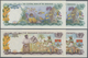 Bahamas: Set With 9 Banknotes 50 Cents L.1965 P.17, 50 Cents L.1968 P.26, 1 Dollar L.1974 P.35a,b, 2 - Bahamas