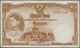 Thailand: 10 Baht 1939 P. 35a, 3 Light Vertical Folds, No Holes Or Tears, Paper With Original Crispn - Thaïlande