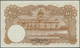 Thailand: 10 Baht 1939 P. 35a, 3 Light Vertical Folds, No Holes Or Tears, Paper With Original Crispn - Tailandia