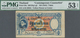 Thailand: 1 Baht ND(1942) Contemporary Counterfeit, P.58x, Lightly Toned Paper With A Few Spots, PMG - Tailandia