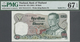 Delcampe - Thailand: Set Of 9 Notes 20 Baht ND(1981) P. 88 With Special Serial Numbers Containing: 5G3333333, 7 - Thaïlande