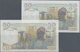 Togo: Pair Of The 50 Francs 1955 Institut D'Émission De L'Afrique Occidentale Française Et Du Togo, - Togo