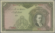 Turkey / Türkei: 100 Livres ND(1927) Specimen P. 123s, Uniface Printed, Corner Fold At Upper Left Co - Turchia