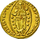 Italien: Venedig, Antonio Venieri 1382-1400: 1 Dukat O.J., Friedberg 1229. 3,5 G. Sehr Schön. - 1900-1946 : Victor Emmanuel III & Umberto II