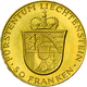 Liechtenstein - Anlagegold: Franz Josef II. 1938-1989: 50 Franken 1956; Gold 900/1000; 11,29 G; Divo - Liechtenstein