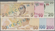 Turkey / Türkei: Set Of Series 6 Specimen Banknotes 5 To 200 Lira 2009 P. 222s-227s, All In Conditio - Turquie