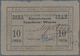 Ukraina / Ukraine: 10 Griven 1919 Zinkov. R*15025 In Stronger Used Condition: VG. - Ukraine