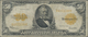 United States Of America: Nice Set With 3 Banknotes 50 Dollars Gold Certificate 1922 P.276 (F-), 10 - Autres & Non Classés