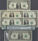 United States Of America: Set With 14 Banknotes All With Radar Serial Numbers Containing 1 Dollar 19 - Other & Unclassified