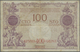 Yugoslavia / Jugoslavien: 100 Dinara = 400 Kronen ND(1919), P.19, Several Folds And Stains Along The - Jugoslavia