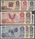 Yugoslavia / Jugoslavien: Set With 9 Not Issued Banknotes Series ND(1981), P.NL,containing 1, 5, 10, - Jugoslavia