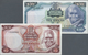 Zambia / Sambia: 5 Kwacha ND(1974-76) P.21 In UNC And 10 Kwacha ND(1974) P.17 In AUNC With Tiny Dint - Zambia