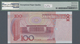 Delcampe - China: Set Of 10 Pcs 100 Yuan 2005 P. 907 With Interesting Serial Numbers, All PMG Graded, Containin - China