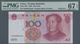 Delcampe - China: Set Of 10 Pcs 100 Yuan 2005 P. 907 With Interesting Serial Numbers, All PMG Graded, Containin - China