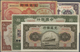 China: Small Box With 38 Banknotes China Plus Three From Hongkong And Macau Comprising 10 Yuan Bank - Chine