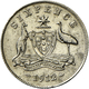 Australien: Lot 2 Stück; Edward VII.-Sixpence 1910 Und Georg V.-Sixpence 1912 (seltener Jahrgang), K - Other & Unclassified