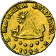 Bolivien: Republik: 1/2 Escudo 1844 R, Friedberg 30, KM#104, Gold, Sehr Schön. - Bolivia