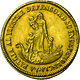 Bolivien: Goldmedaille Zu 1 Escudo, 1854, Unsigniert, Auf Den Präsidenten Manuel Ysidoro Belzu, Gewi - Bolivia