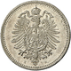 Umlaufmünzen 1 Pf. - 1 Mark: 20 Pfennig 1873 H, Jaeger 5, AKS 8, Auflage: 54.000 Exemplare, Selten, - Taler & Doppeltaler