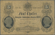 Deutschland - Altdeutsche Staaten: 5 Thaler Königlich-Sächsisches-Cassen-Billet Vom 02. März 1867, P - [ 1] …-1871 : Stati Tedeschi