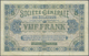 Deutschland - Nebengebiete Deutsches Reich: Société Générale De Belgique 5 Francs 1915, Ro.435, Sehr - Autres & Non Classés