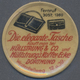 Deutschland - Briefmarkennotgeld: Dortmund, Hüllstrung & Co., 10 Pf. Ziffer, Zelluloid, MUG Rot - Other & Unclassified