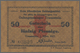 Deutschland - Notgeld - Bayern: Traunstein, Gefangenenlager, 10, 50 Pf. (KN Schwarz), 1.3.1917, Erh. - [11] Emissioni Locali