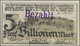 Deutschland - Notgeld - Württemberg: Freudenstadt Und Baiersbronn, Gemeinden, 500 Mrd., 1, 2 X 5, 10 - [11] Emissioni Locali