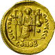 Iustinianus I. (527 - 565): Gold-Solidus (527-537 N. Chr.), Konstantinopel; 4,34 G, Sommer 4.1, Sear - Byzantine
