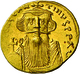 Constans II. (641 - 668): Gold-Solidus (651-654 N. Chr.), Konstantinopel; 4,46 G, Sommer 12.15, Sear - Byzantine